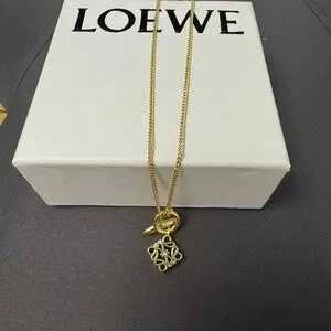 Loewe | Jewelry | Loewe Chane Logo Anagramme Necklace | Poshmark